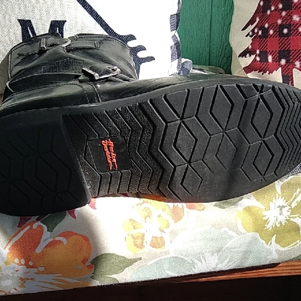 Harley-Davidson Black Leather Boots